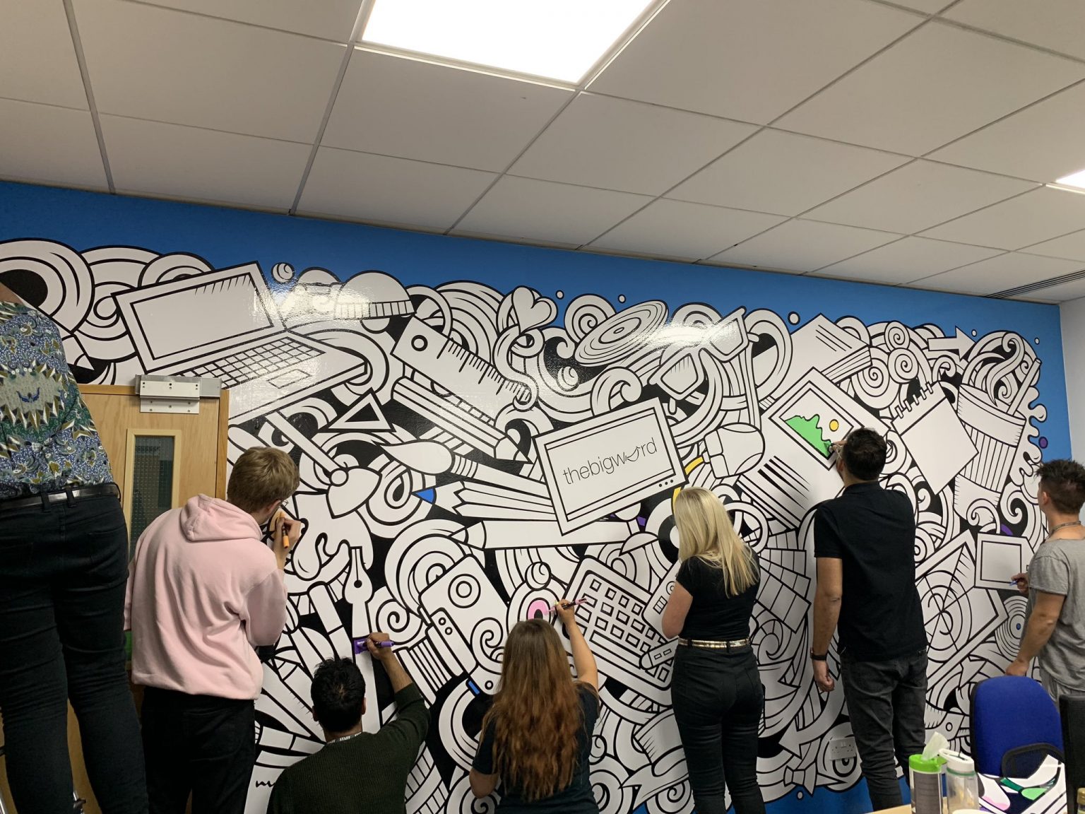 How To Design Creative Office Murals Digital Plus